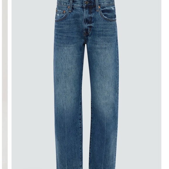 pistola Denim - pistola Straight-Leg Women's Jeans in Medium Blue Wash